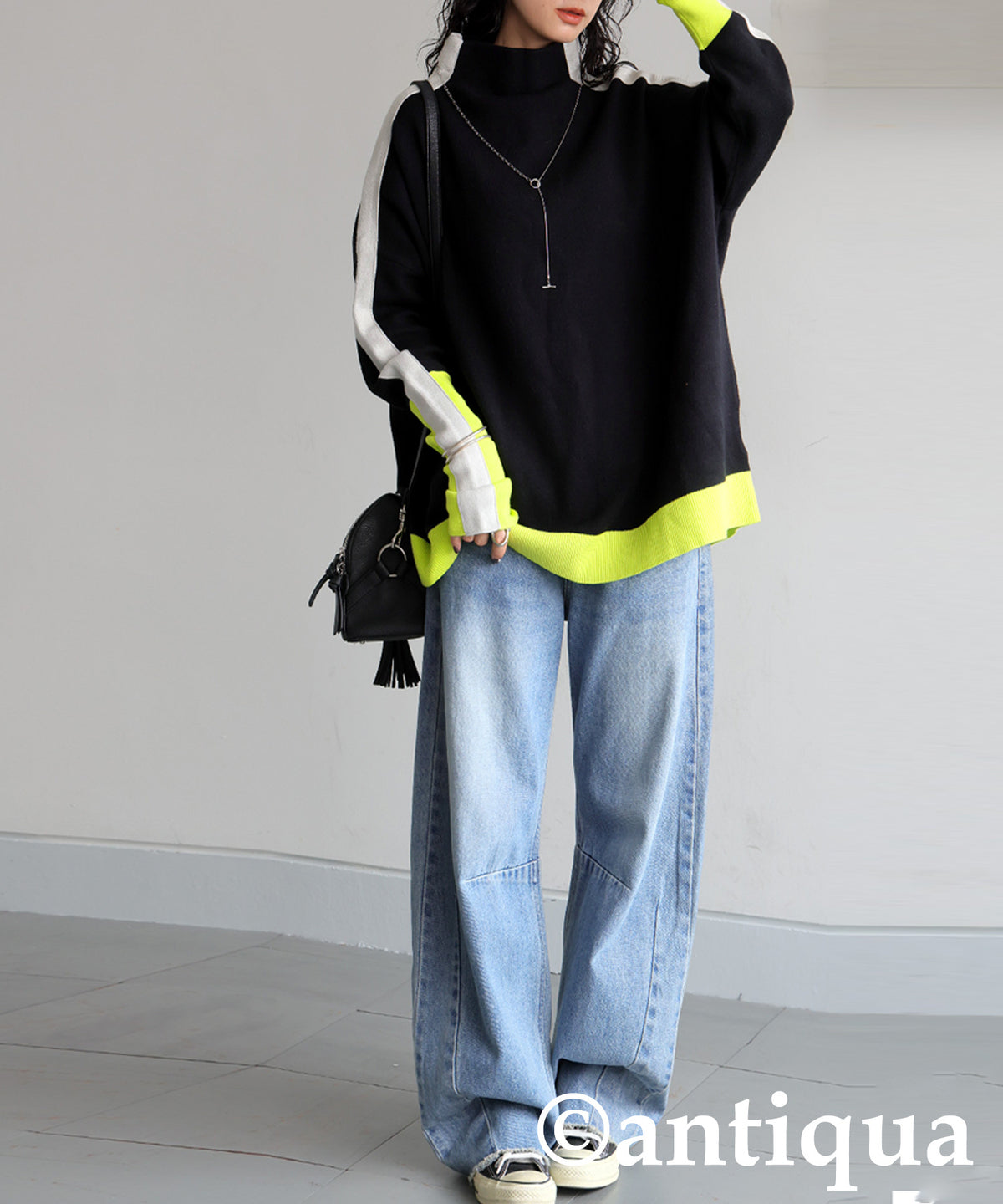 Double Jacquard Color Combination Knitwear Ladies