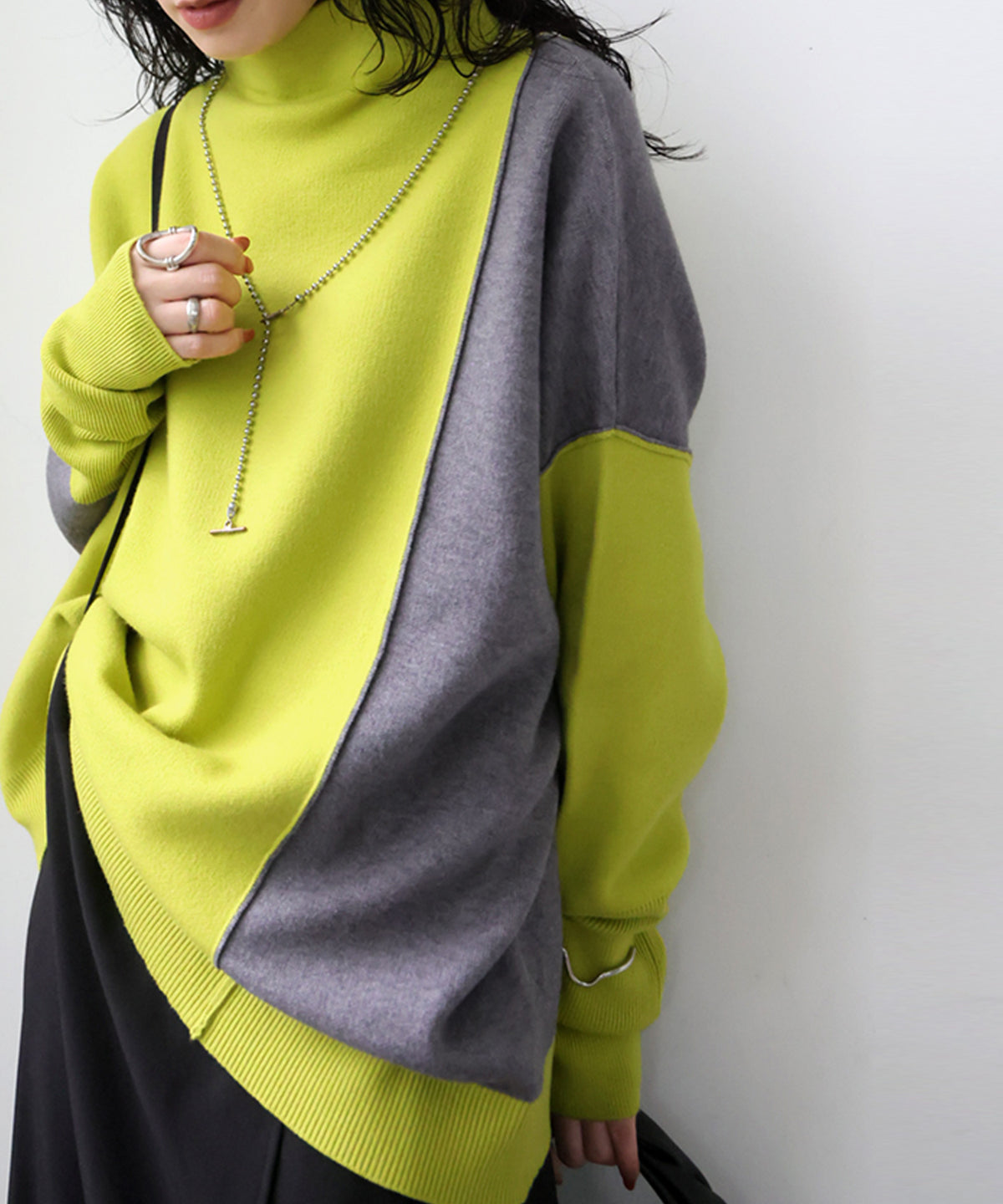 Double Jacquard Color Combination Knitwear Ladies