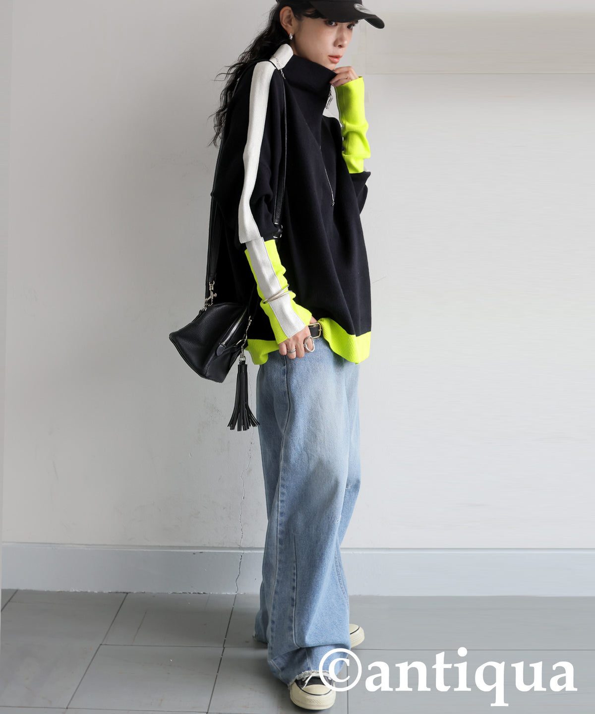Double Jacquard Color Combination Knitwear Ladies