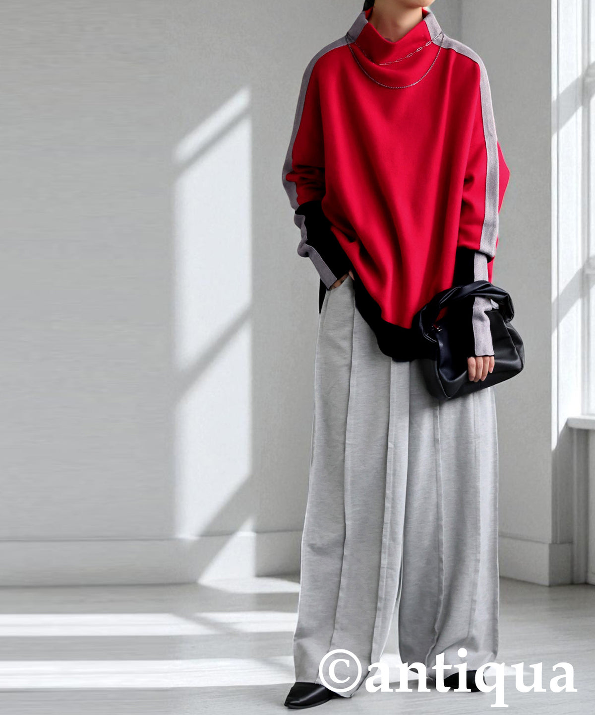 Double Jacquard Color Combination Knitwear Ladies