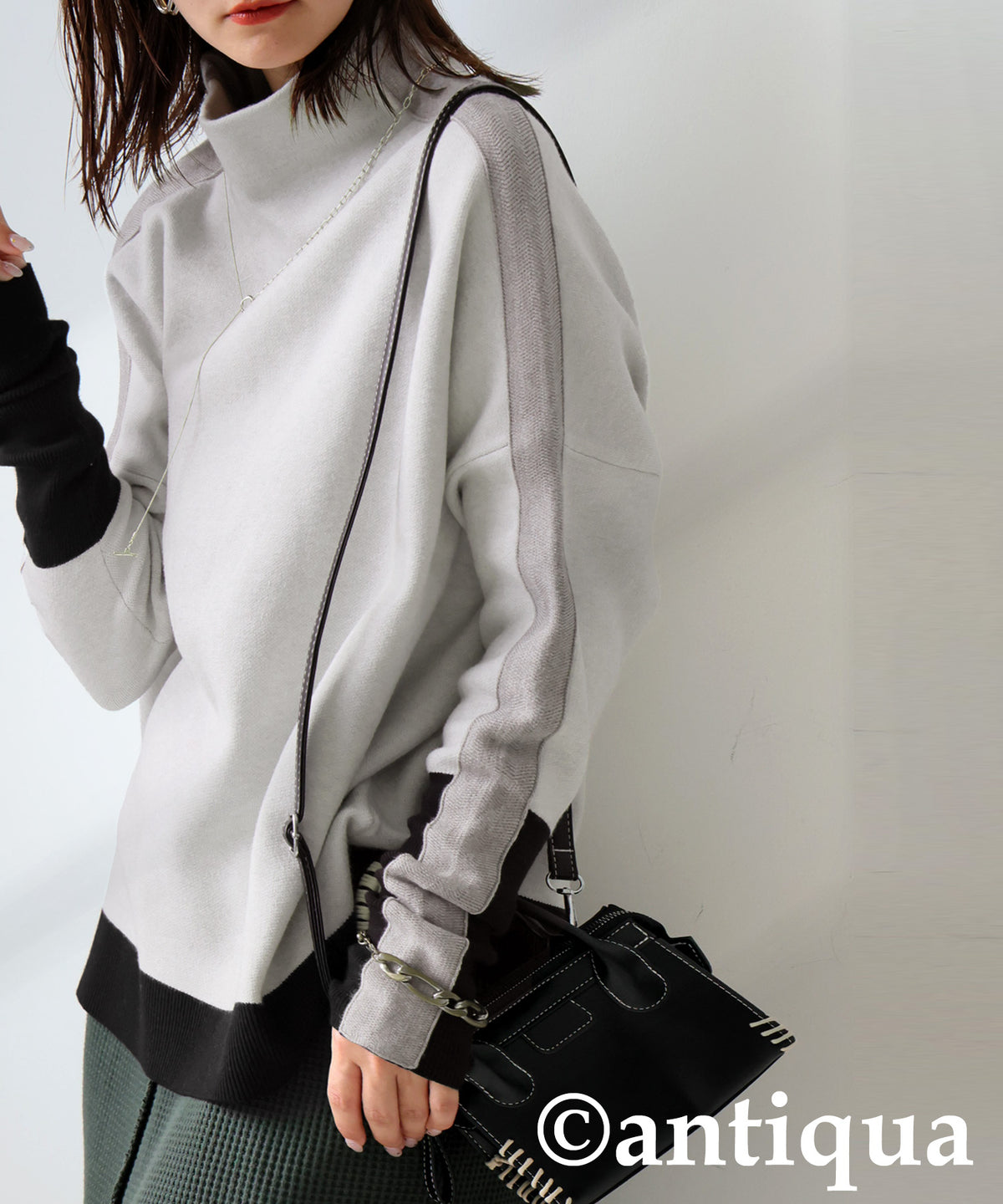 Double Jacquard Color Combination Knitwear Ladies