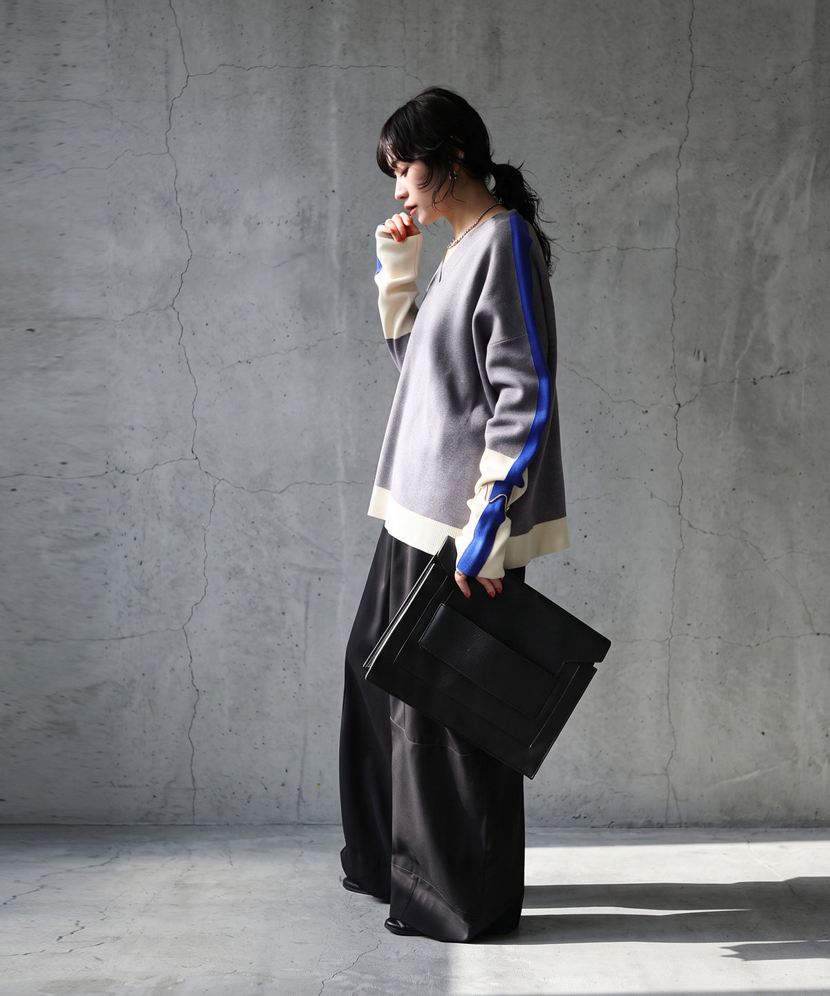 Double Jacquard Color Combination Knitwear Ladies