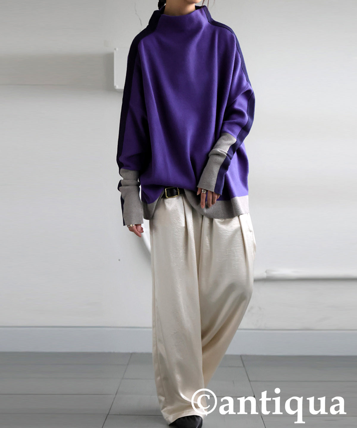 Double Jacquard Color Combination Knitwear Ladies
