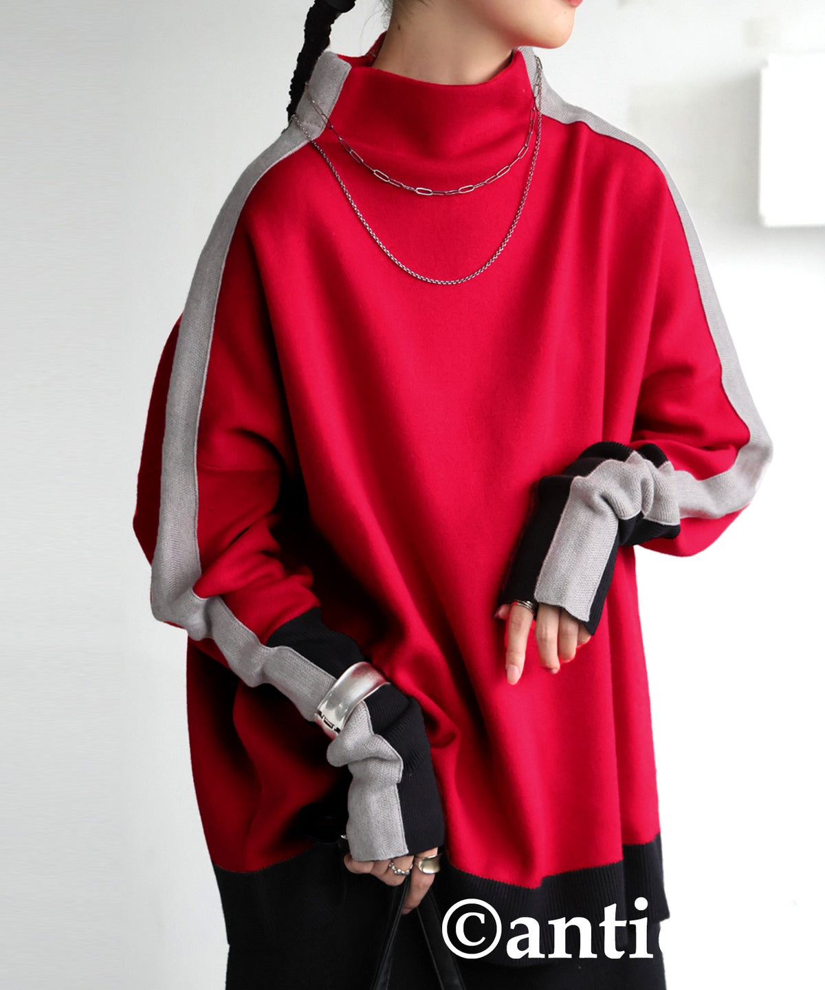 Double Jacquard Color Combination Knitwear Ladies