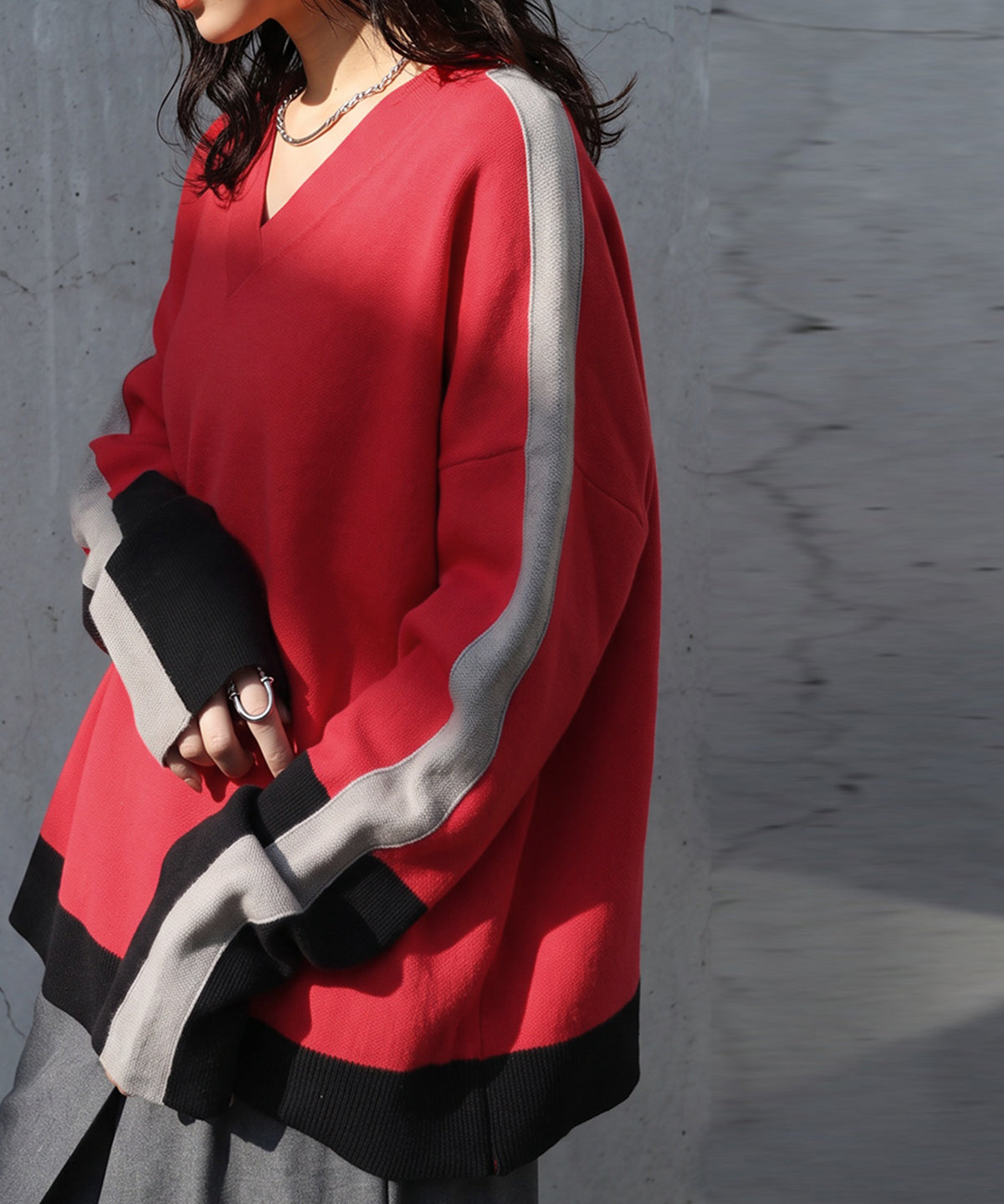 Double Jacquard Color Combination Knitwear Ladies