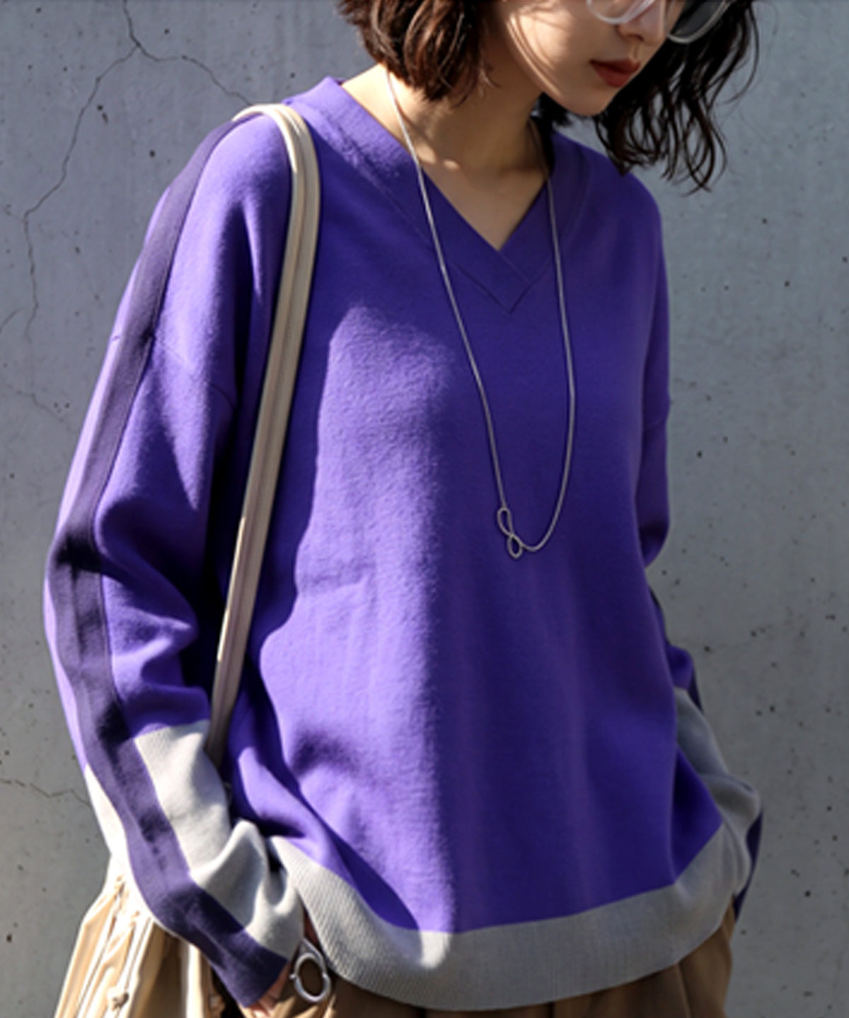 Double Jacquard Color Combination Knitwear Ladies