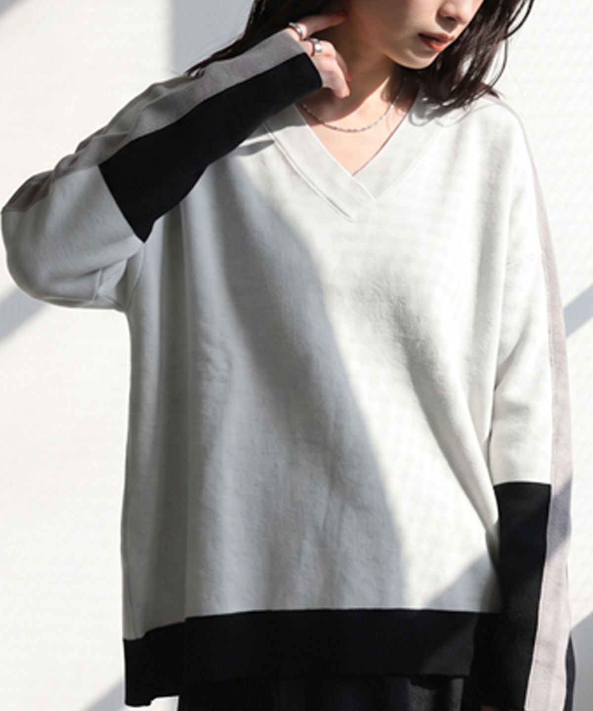 Double Jacquard Color Combination Knitwear Ladies