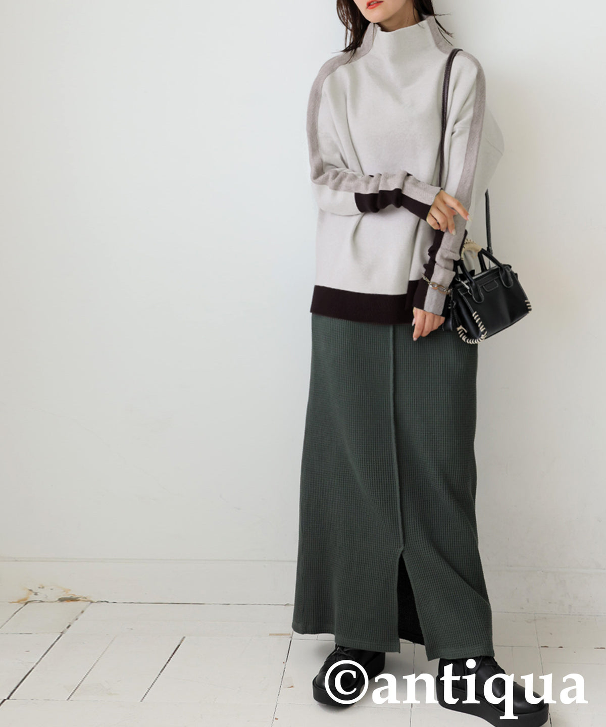 Double Jacquard Color Combination Knitwear Ladies
