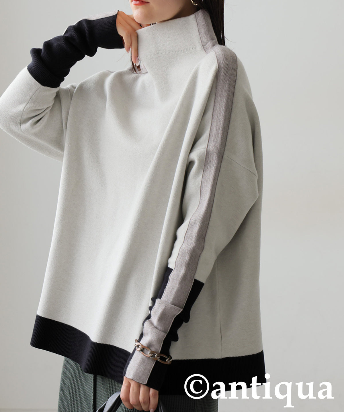 Double Jacquard Color Combination Knitwear Ladies