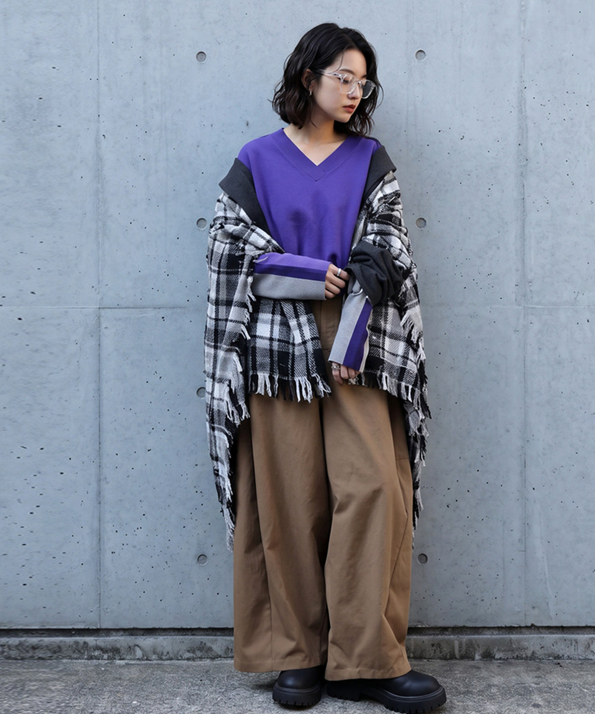 Double Jacquard Color Combination Knitwear Ladies