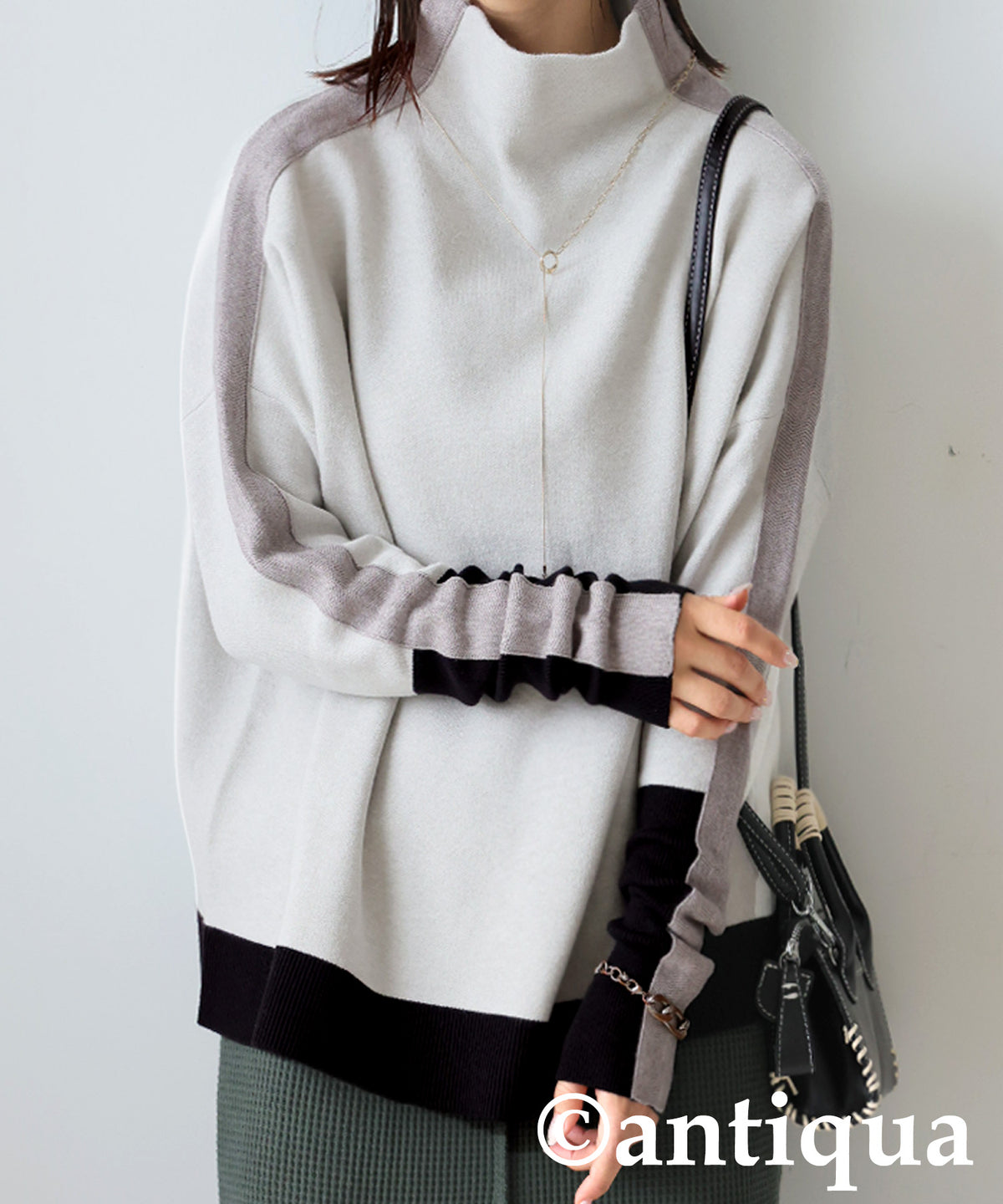 Double Jacquard Color Combination Knitwear Ladies