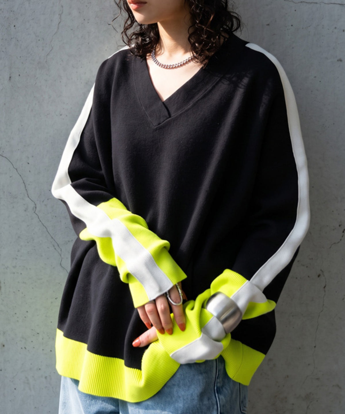 Double Jacquard Color Combination Knitwear Ladies