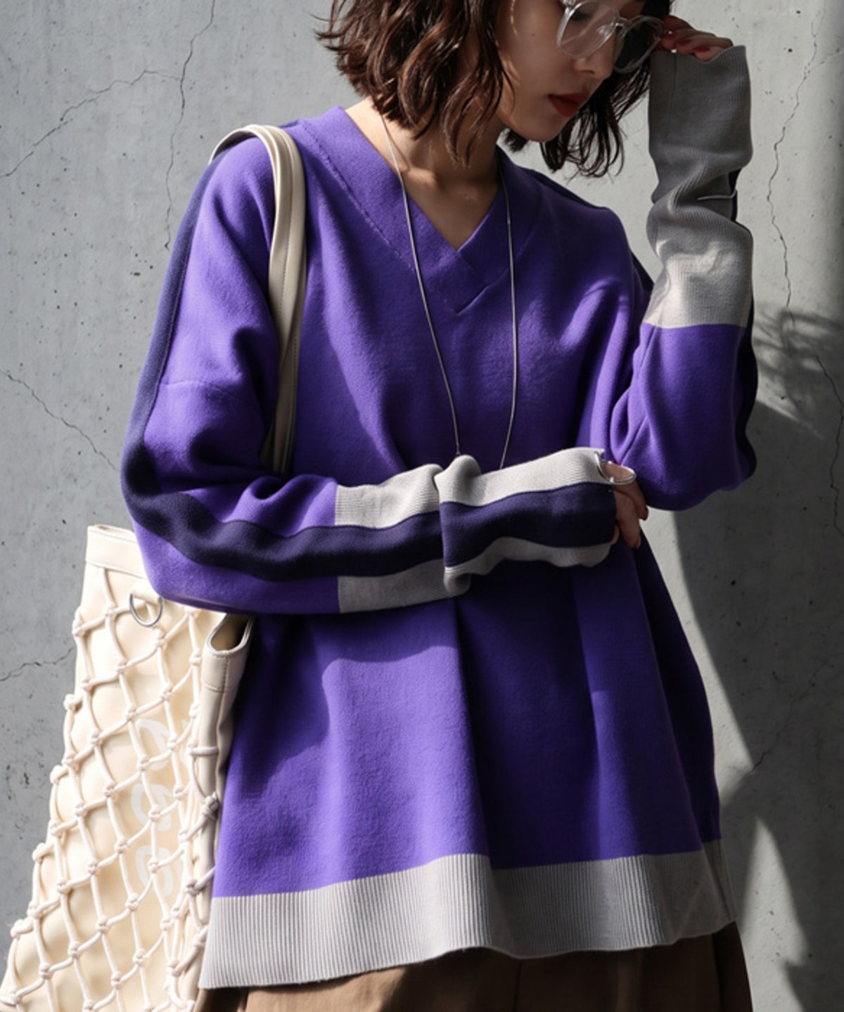 Double Jacquard Color Combination Knitwear Ladies