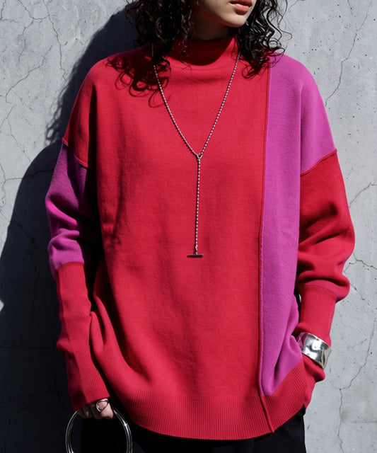 Double Jacquard Color Combination Knitwear Ladies