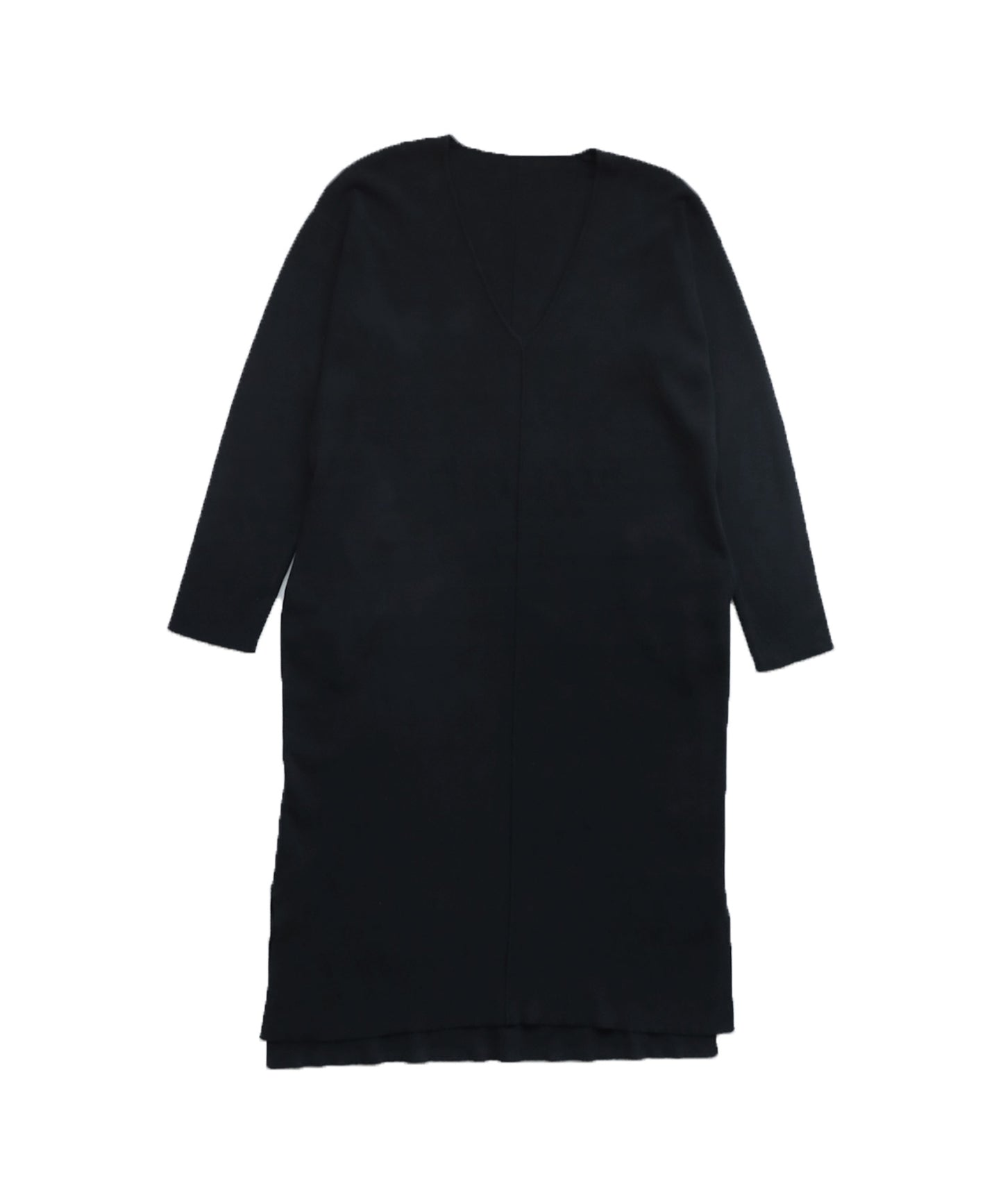 V neck knit dress Ladies