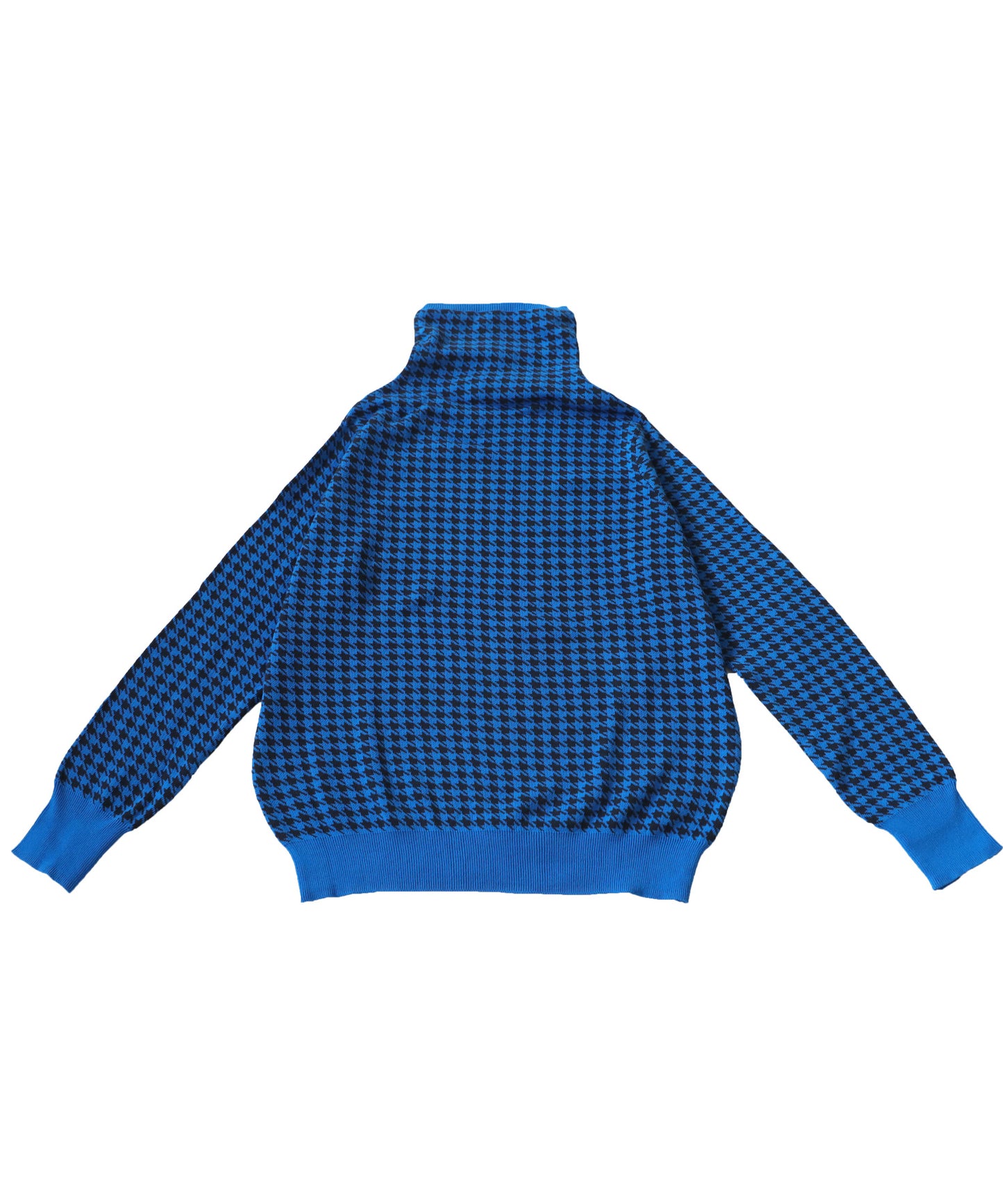 CHIDORI (houndstooth) pattern turtleneck knit Ladies