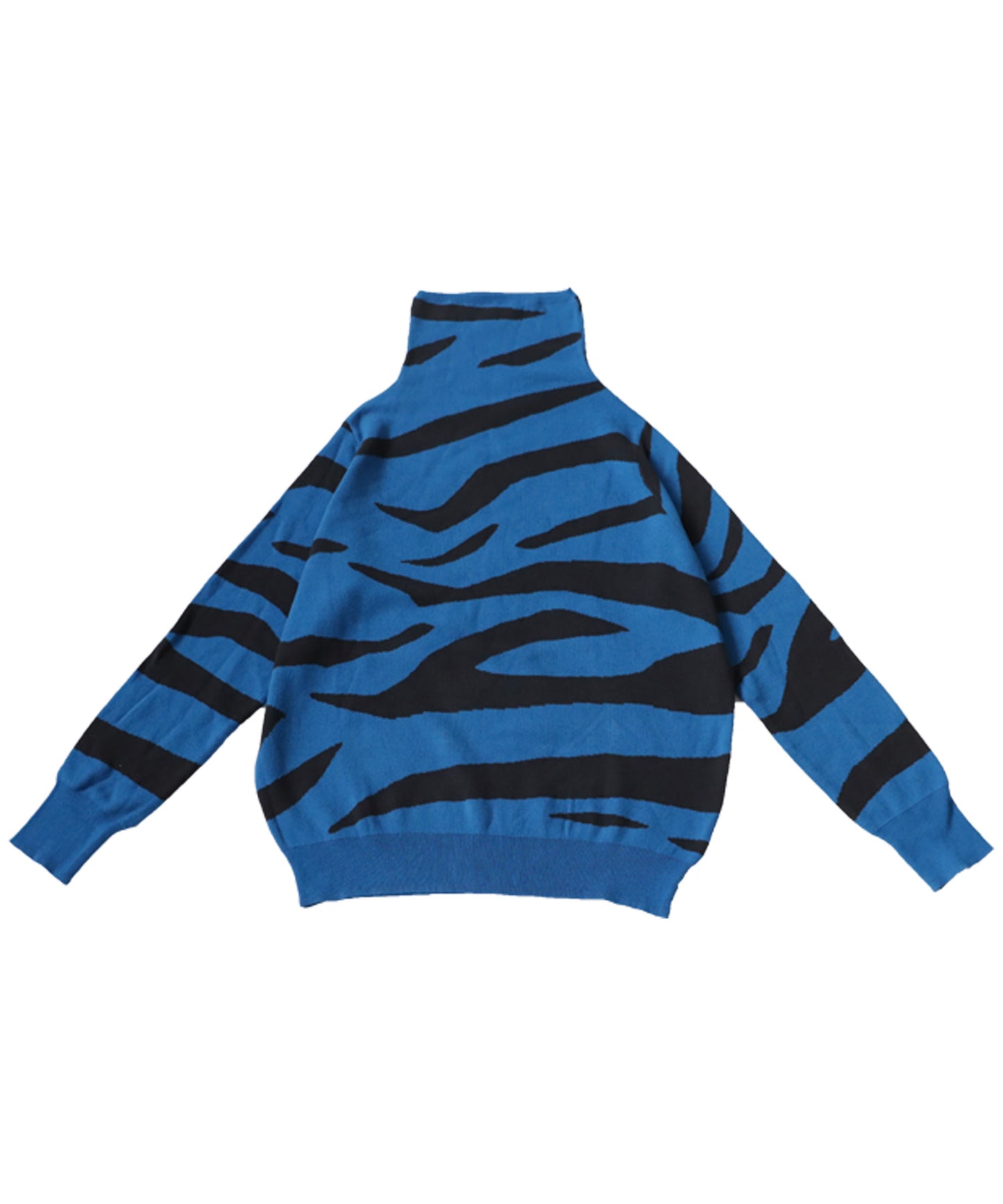 Zebra Turtleneck Knit Ladies