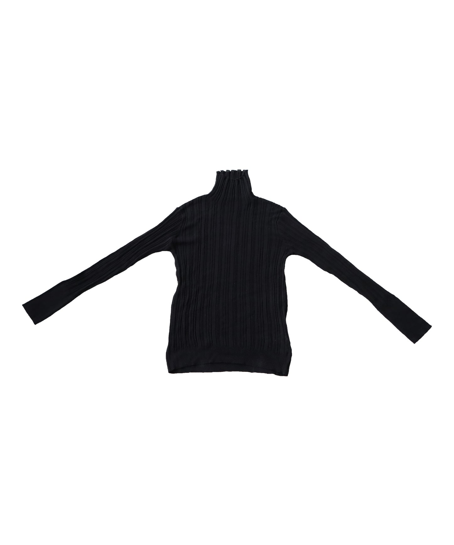 Random rib high neck knit Ladies