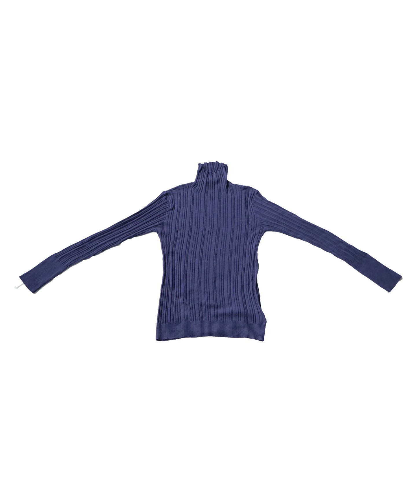 Random rib high neck knit Ladies