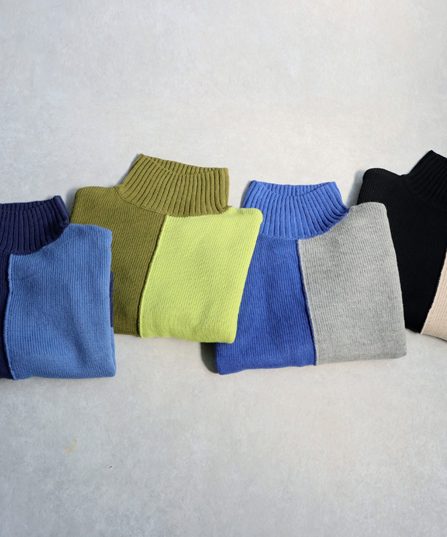 High neck Knit tops Ladies