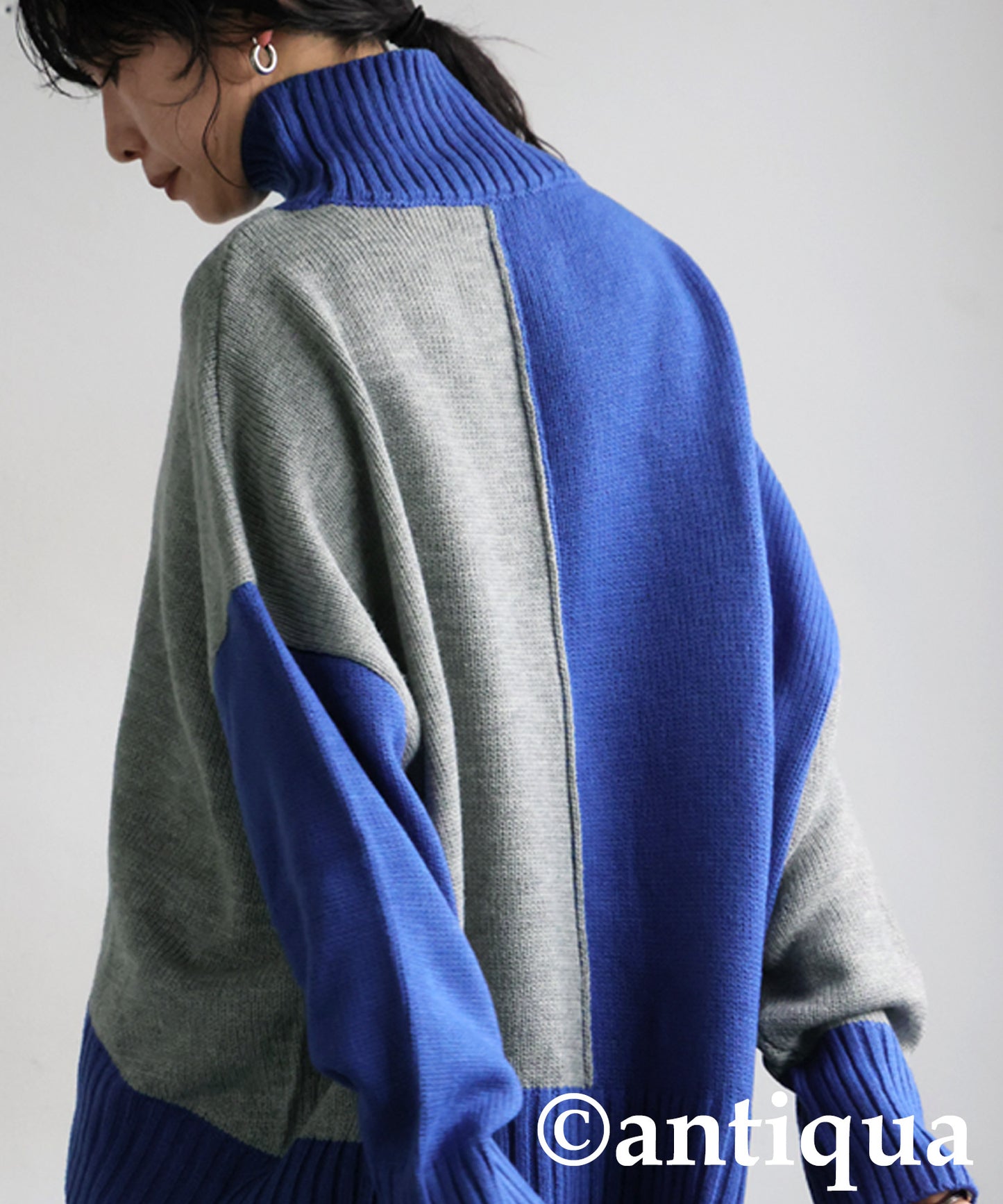 High neck Knit tops Ladies