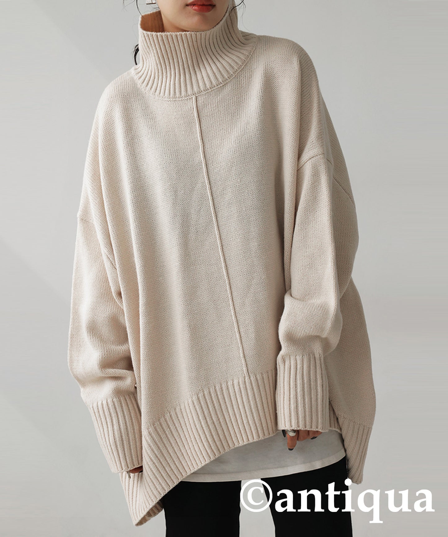 High neck knit Ladies