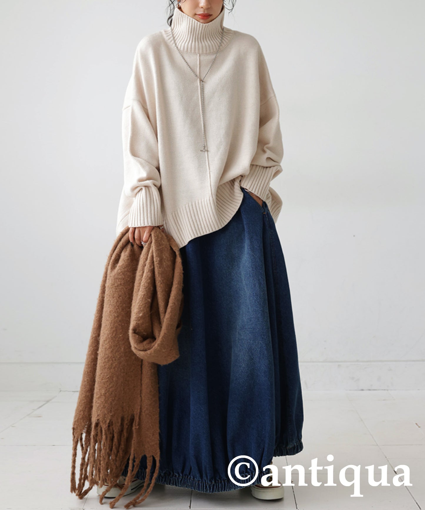 High neck knit Ladies