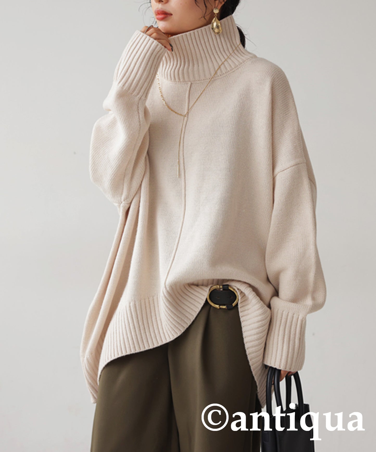 High neck knit Ladies