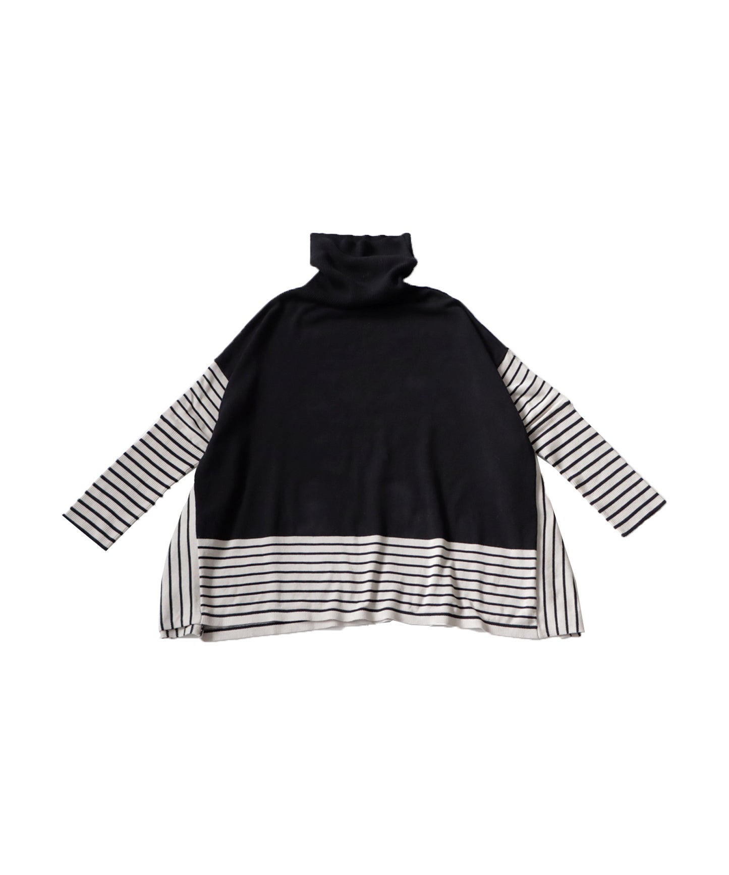 Stripe Design Knit Ladies