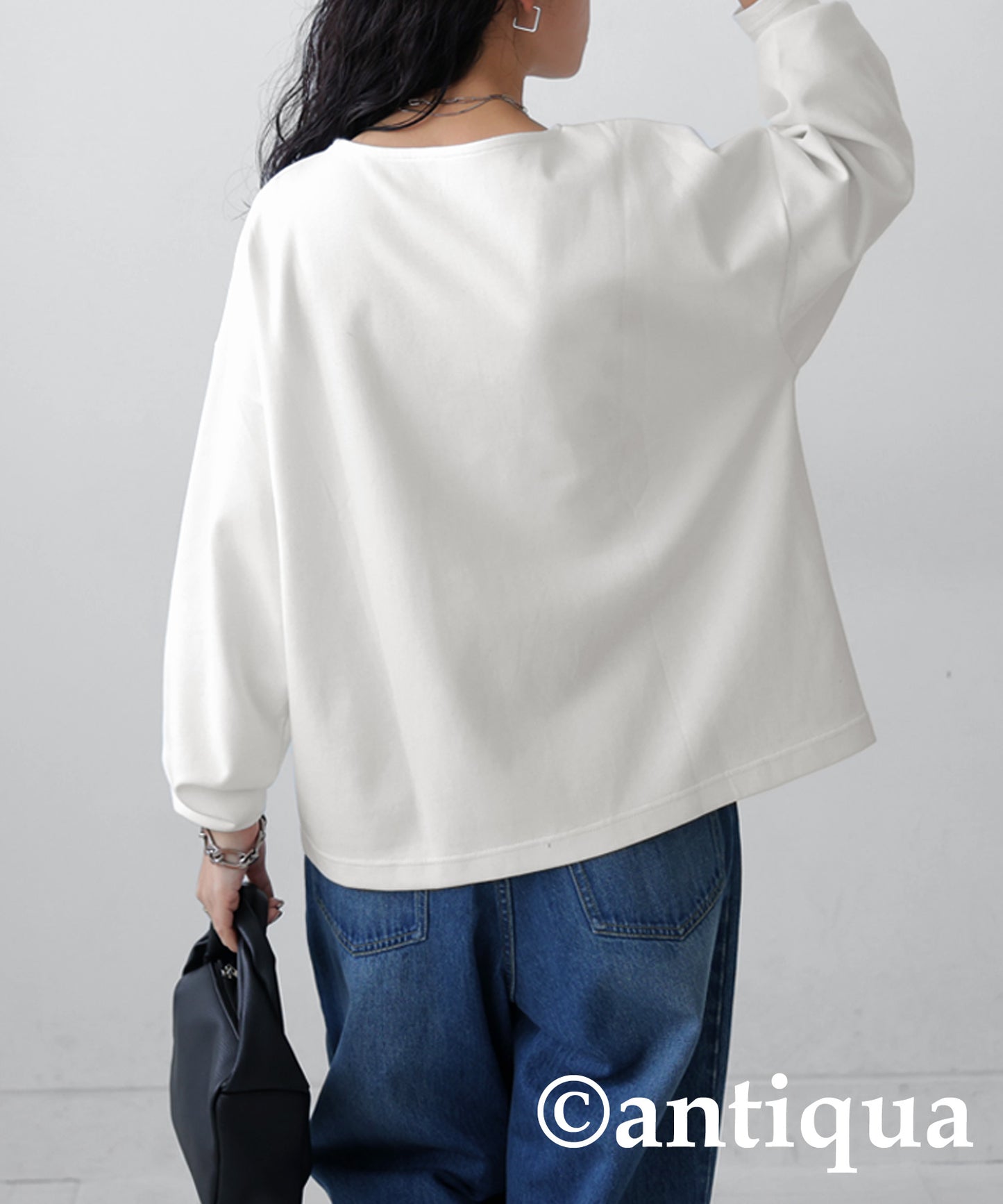 Side Zip Long-Sleeve Shirt Ladies