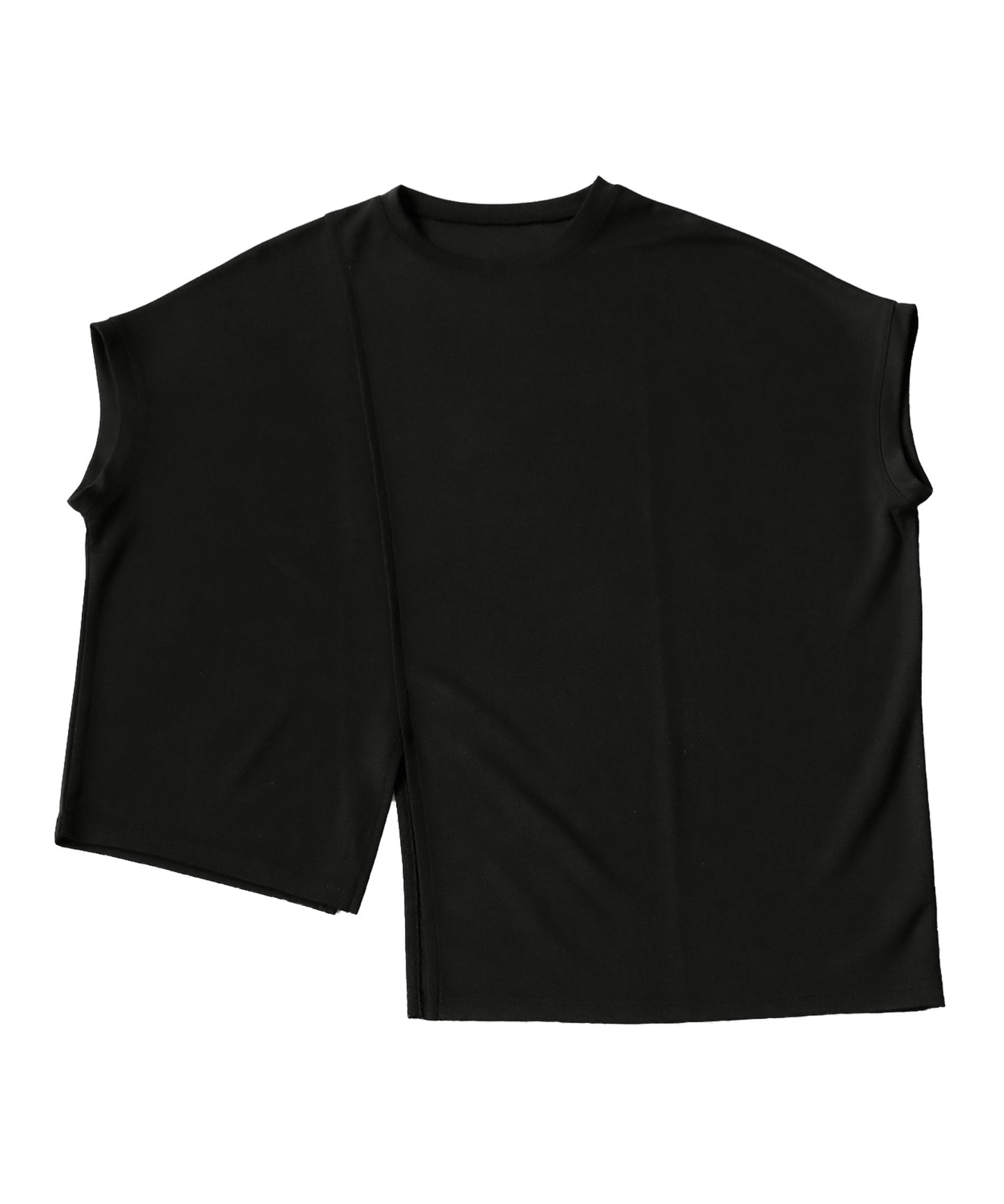 Asymmetry Sleeve Tops Ladies