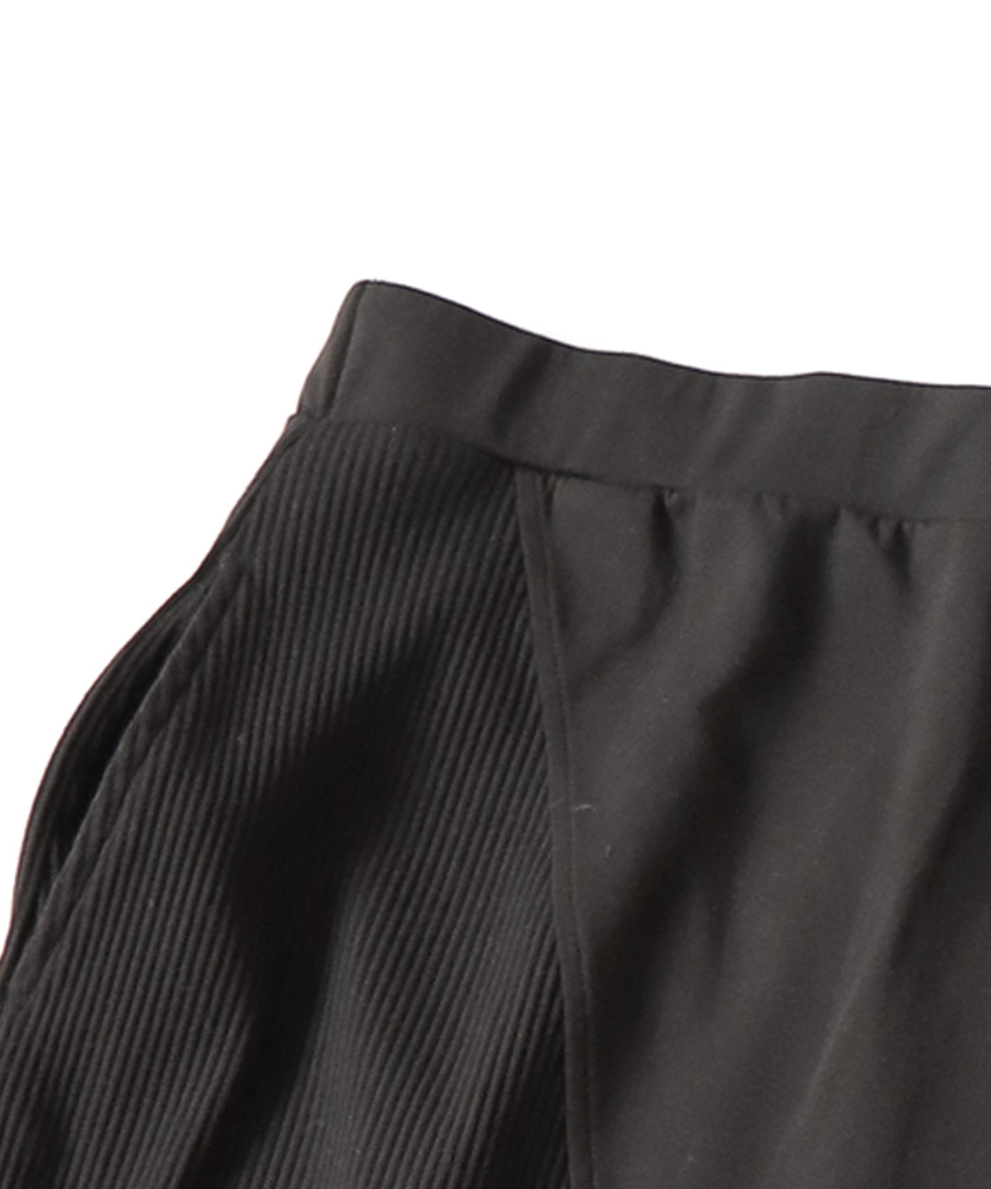 Rib Switching Skirt Ladies