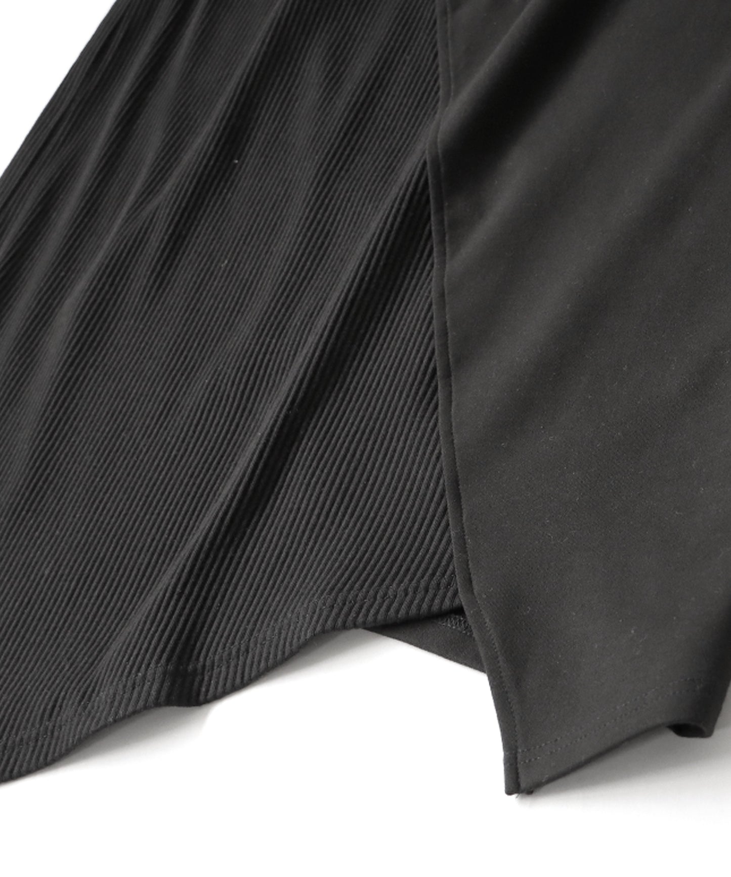 Rib Switching Skirt Ladies