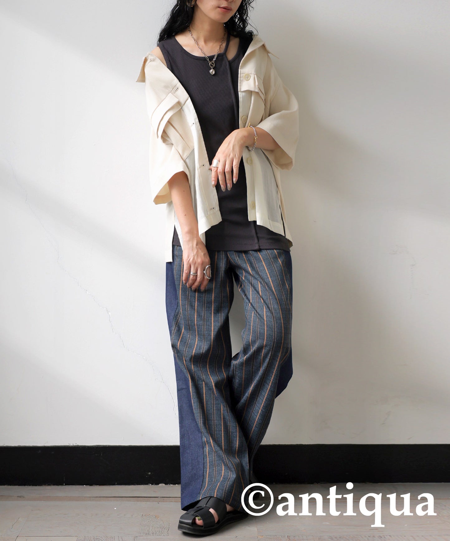 Open Shoulder Tank Top Ladies