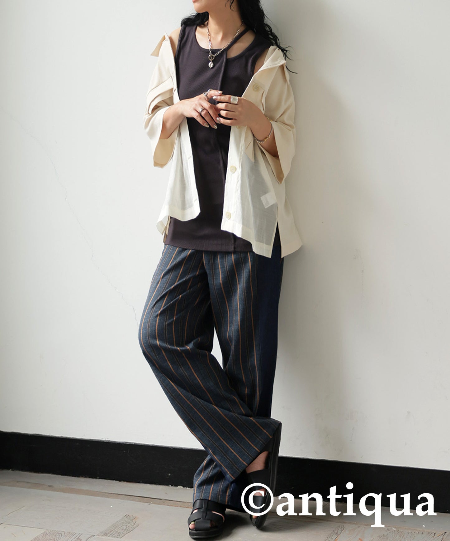 Open Shoulder Tank Top Ladies