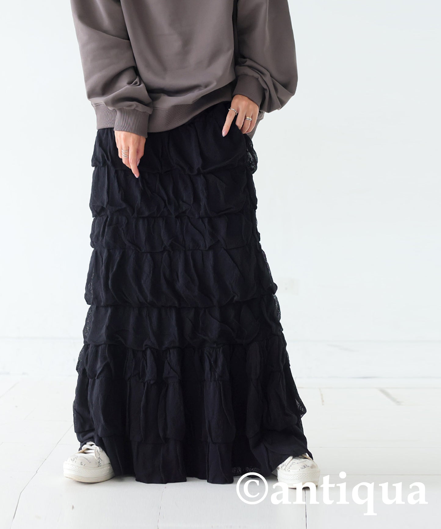 Jacquard Knit Skirt Ladies