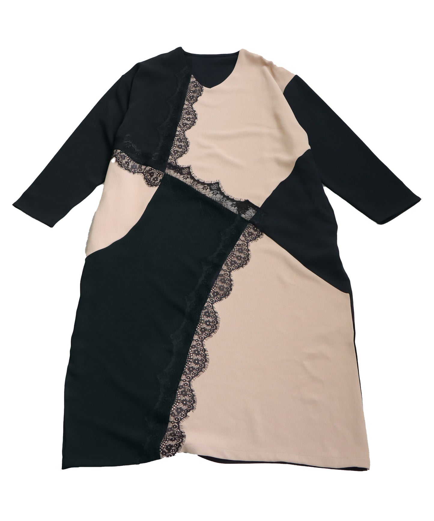 Lace Design Dress Ladies