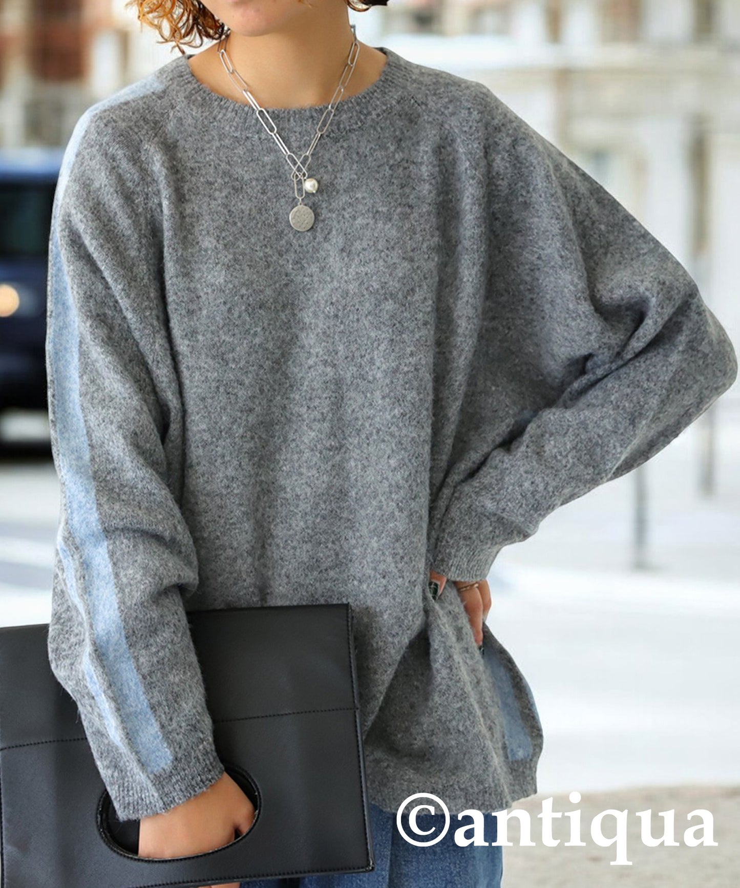 Line Brushed Knit Ladies