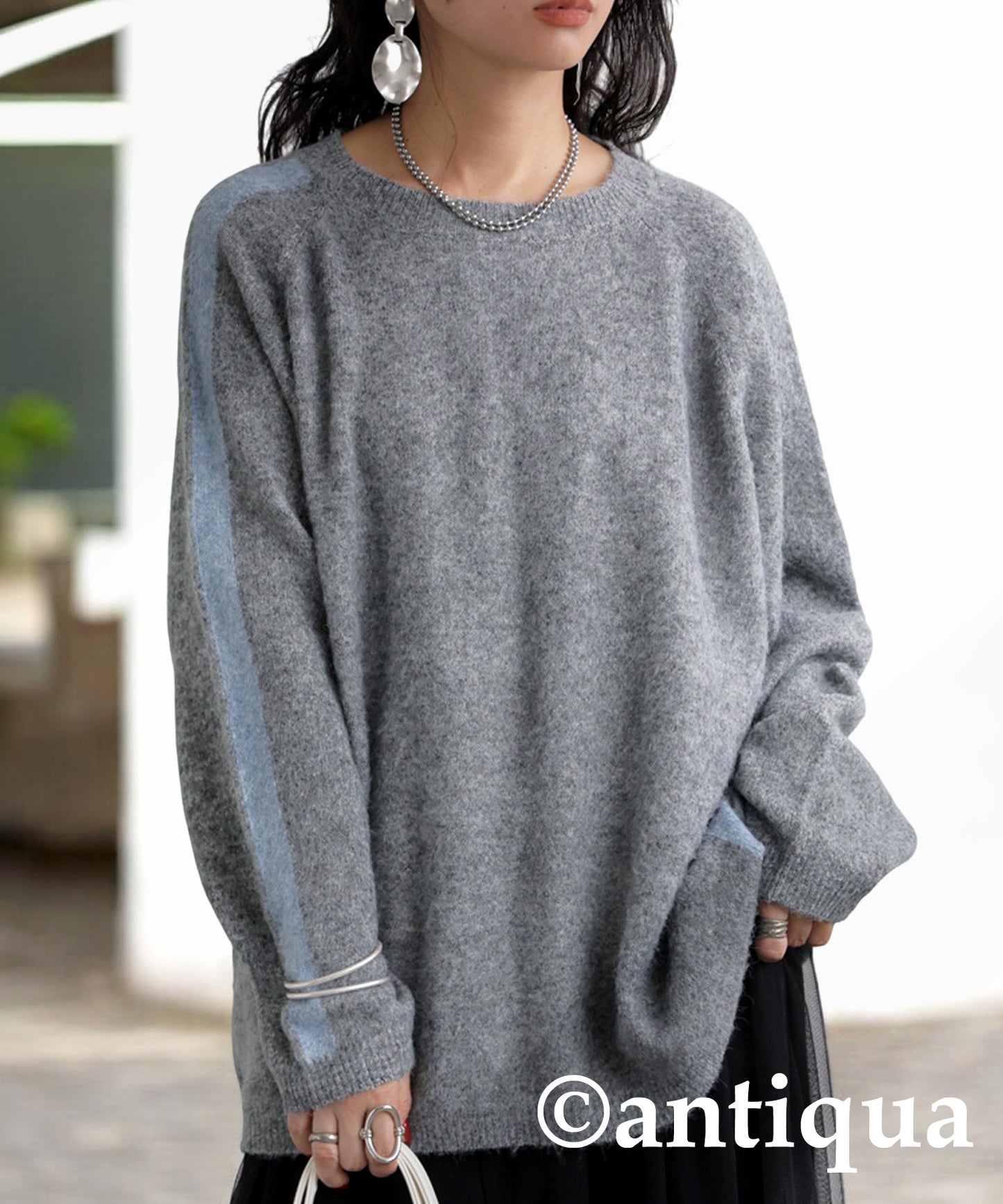 Line Brushed Knit Ladies