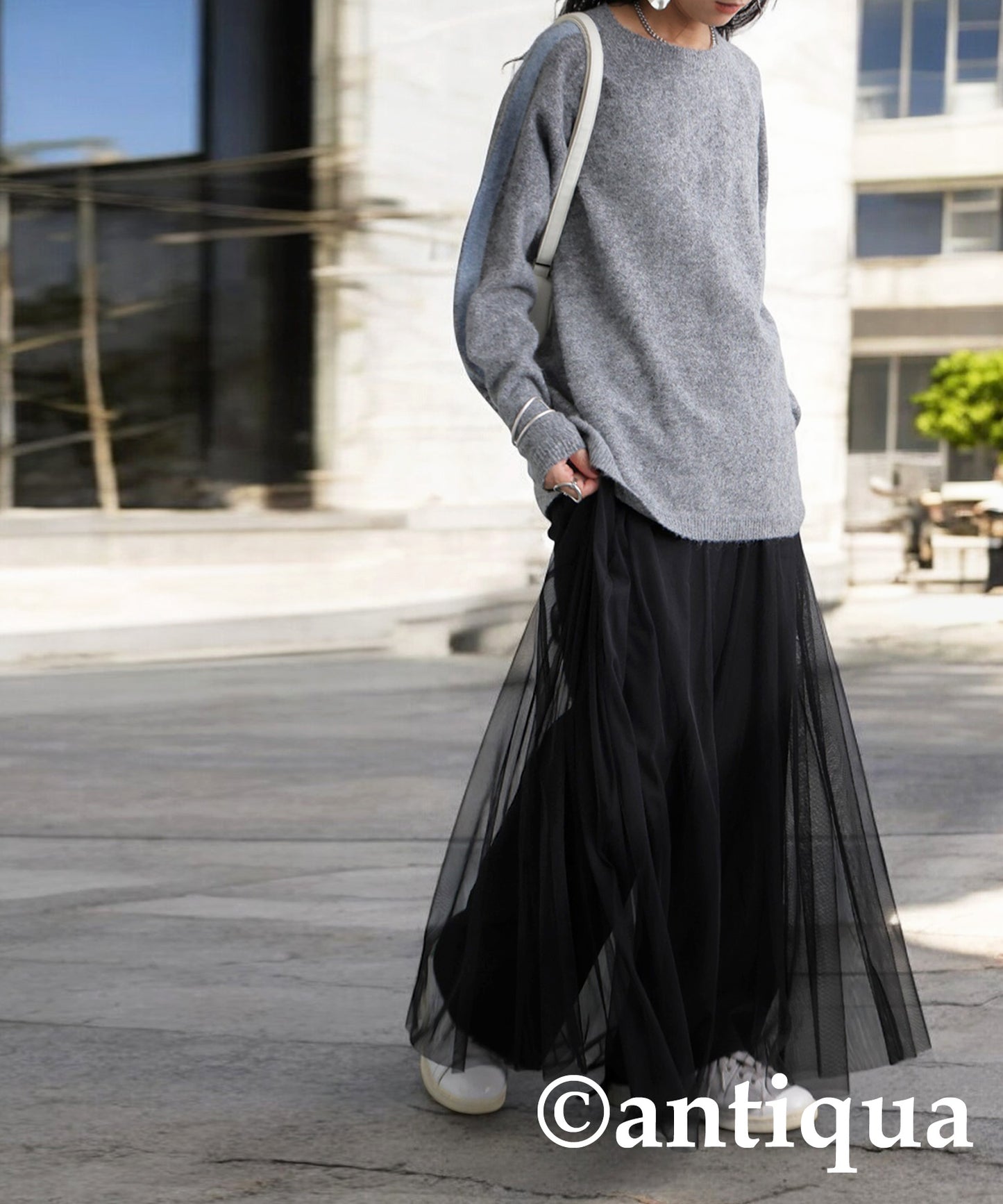 Line Brushed Knit Ladies