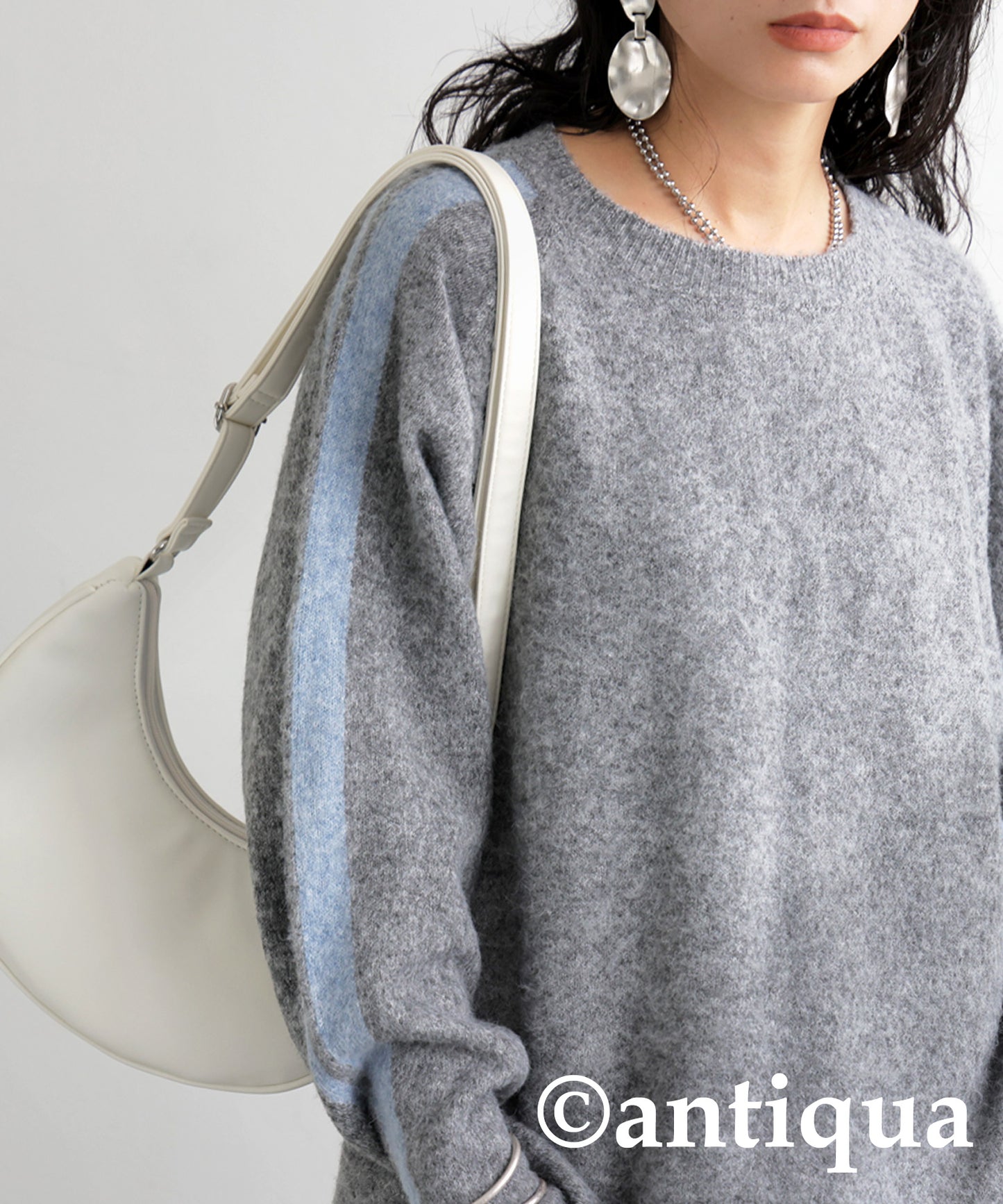 Line Brushed Knit Ladies
