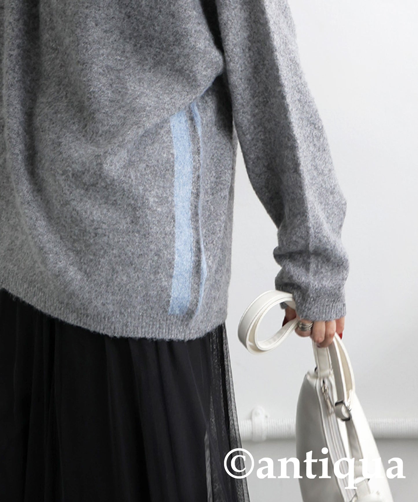Line Brushed Knit Ladies