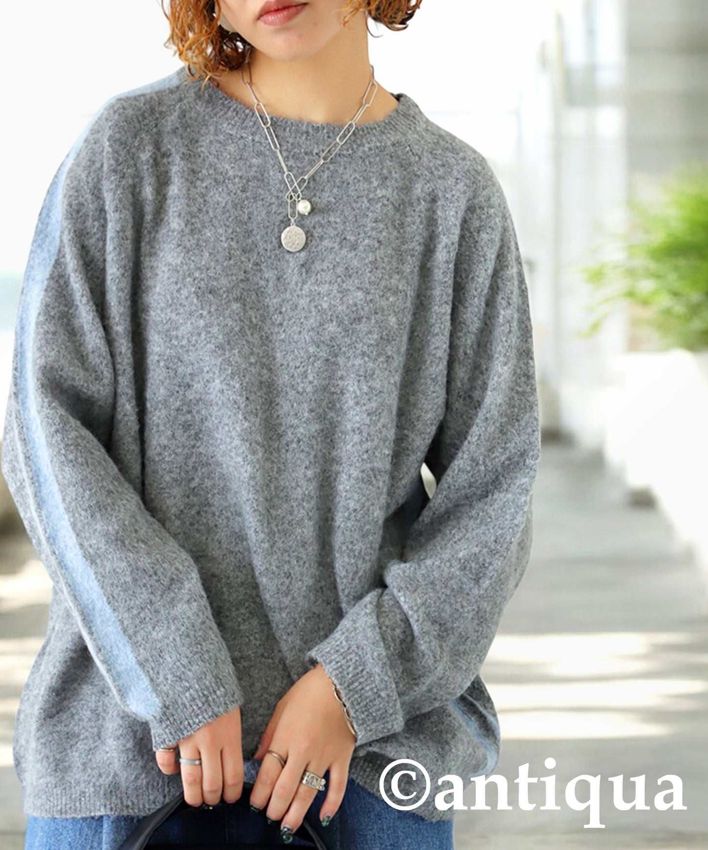 Line Brushed Knit Ladies