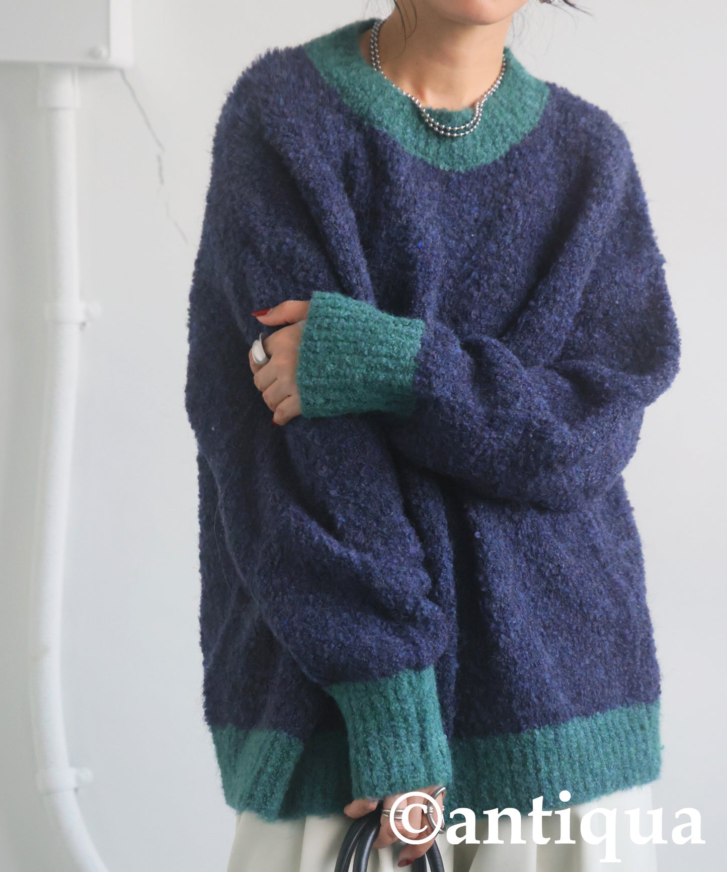 Boucle Yarn Knit Ladies