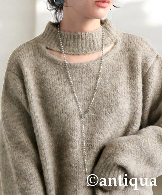 High Neck Knit Ladies