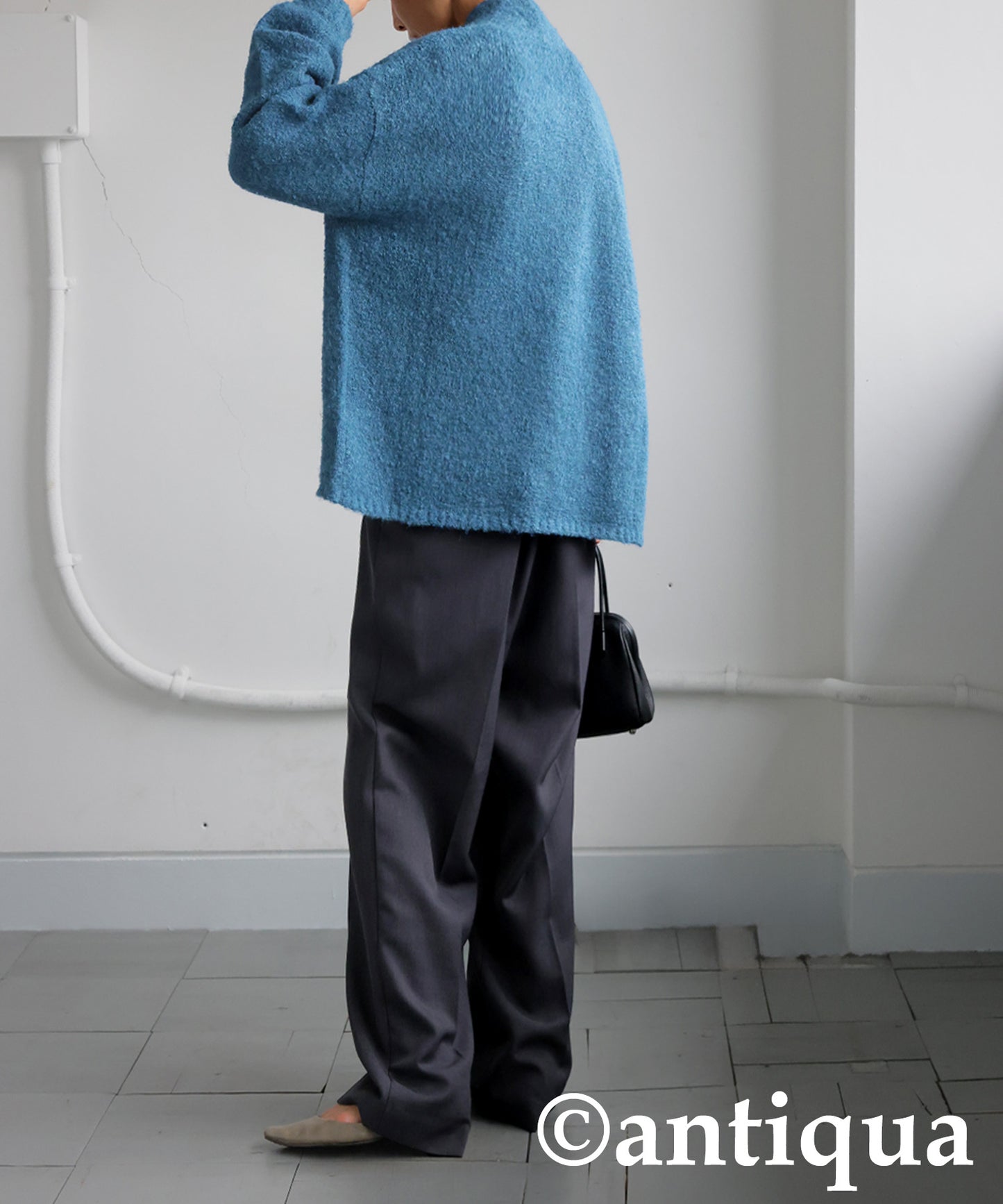 Boucle Knit Cardigan Ladies