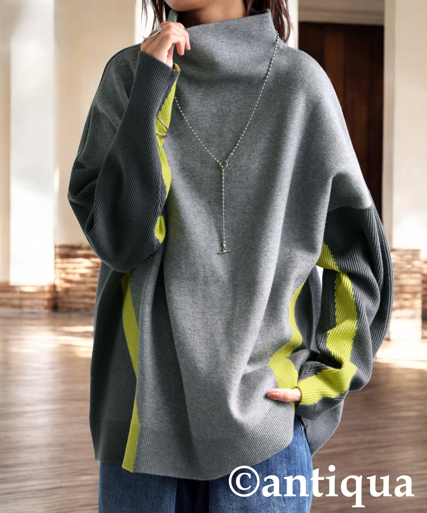 Color Line Knit Ladies