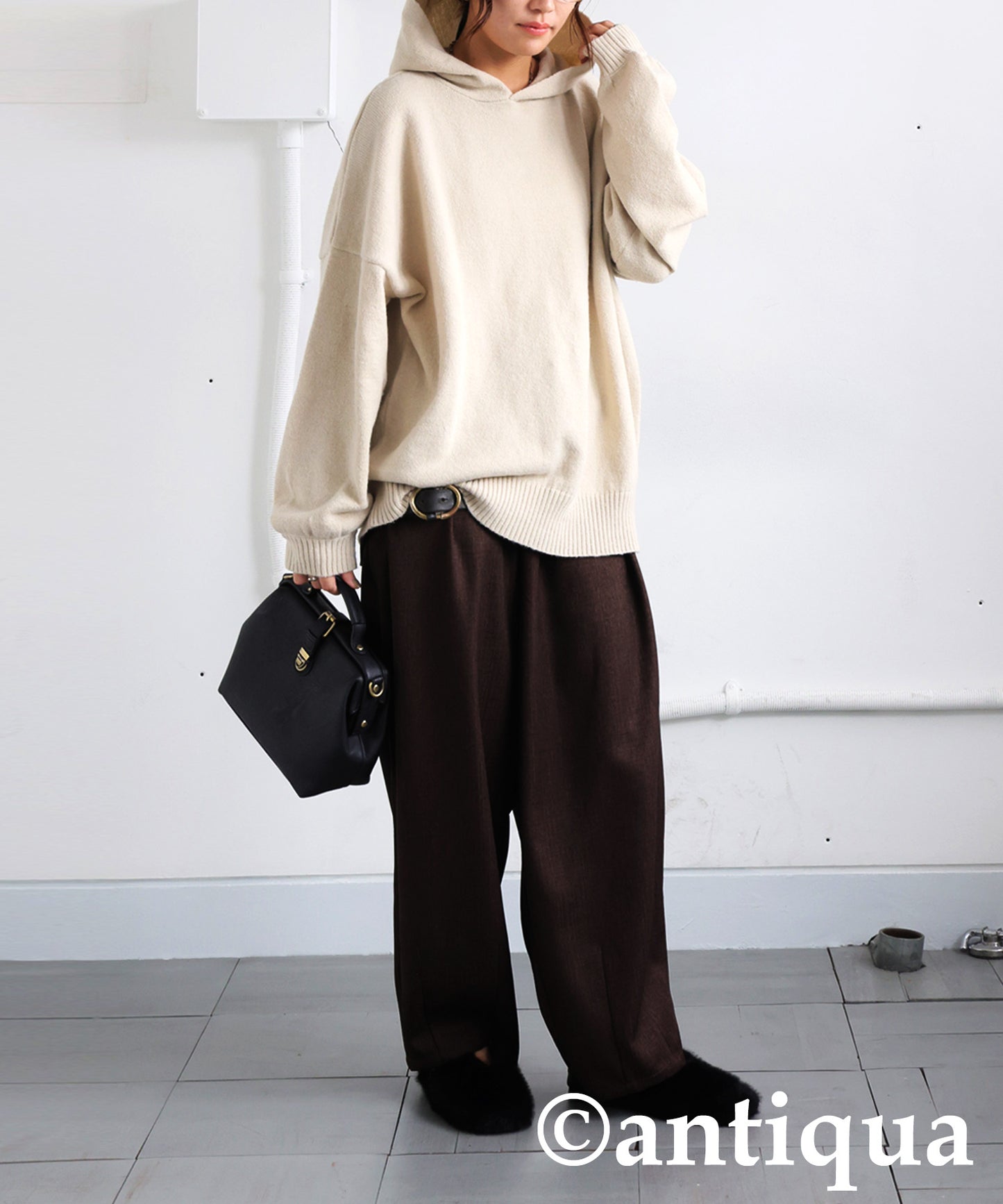 Knit Hoodie Ladies