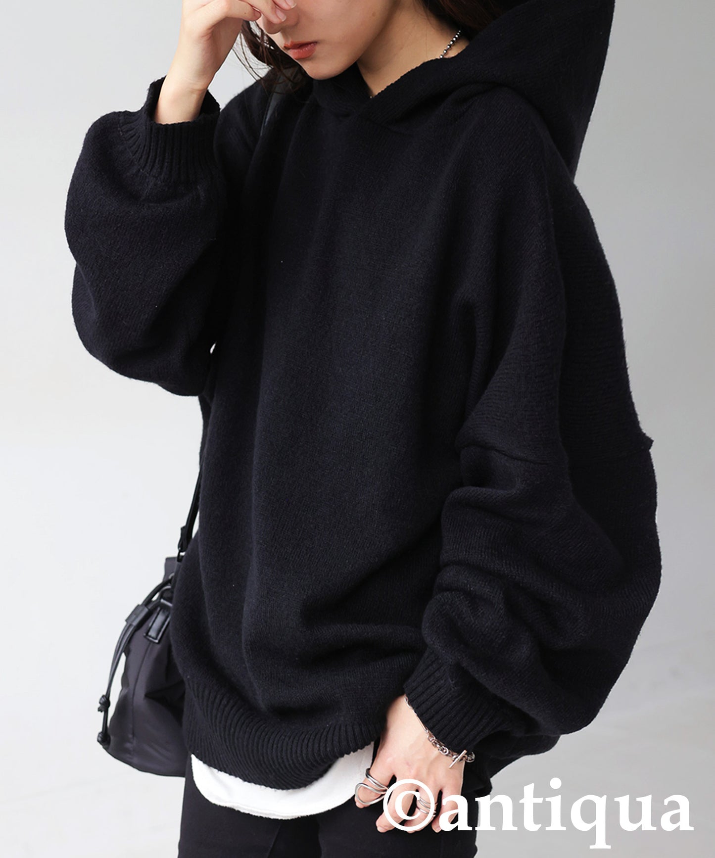 Knit Hoodie Ladies