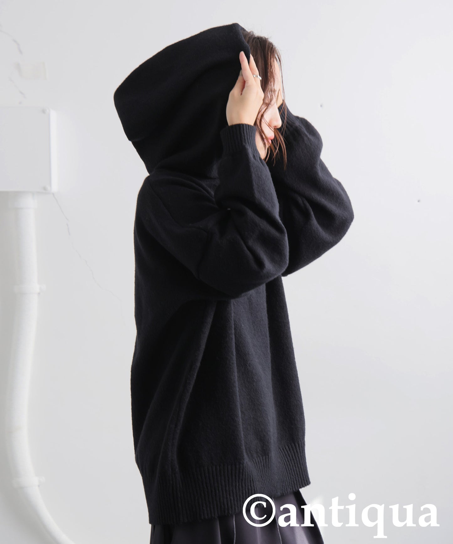 Knit Hoodie Ladies